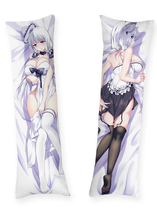 Dakimakura Illustrious Biała i Czarna Sukienka
