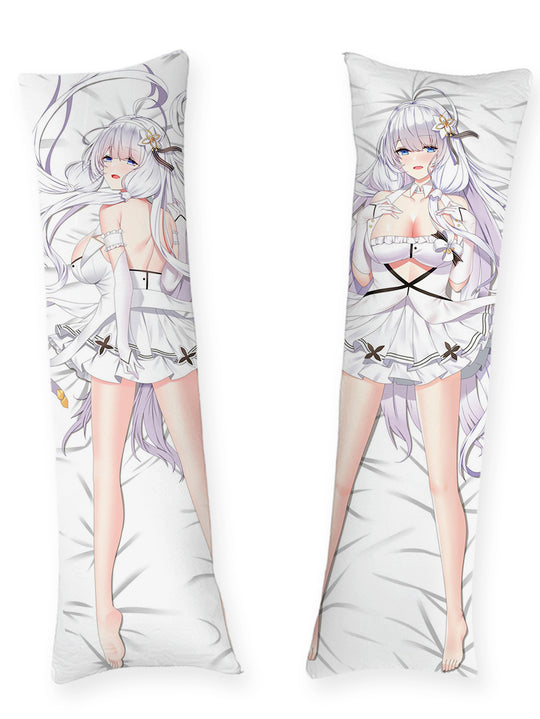 Dakimakura Illustrious Białe Falbanki