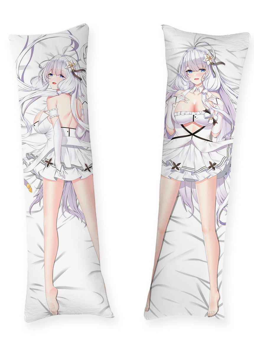 Dakimakura Illustrious Białe Falbanki