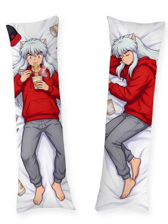 Dakimakura Inuyasha Ramen Instant Przytulna Bluza z Kapturem
