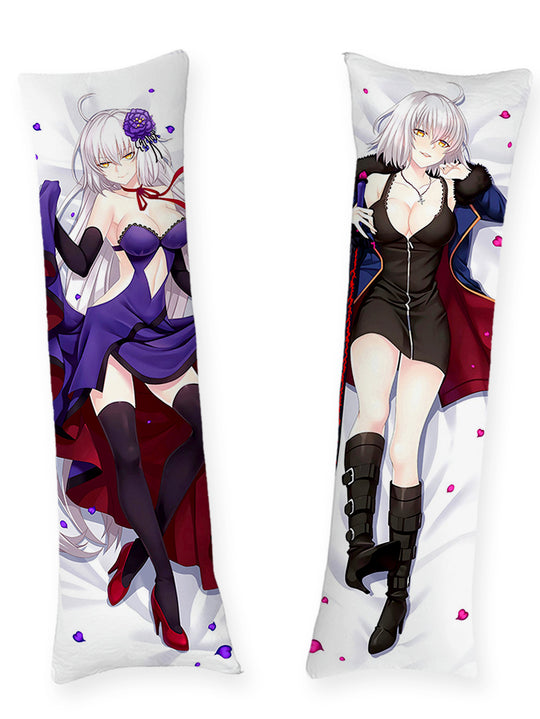 Dakimakura Jeanne d'Arc Alter Suknia z Fioletowymi Różami