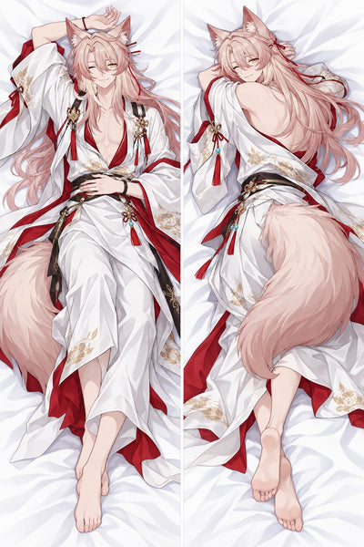 Dakimakura Jiaoqiu Białe Hanfu
