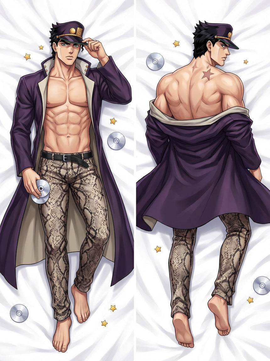 Dakimakura Jotaro Kujo Rozpięty Płaszcz z Gwiazdą