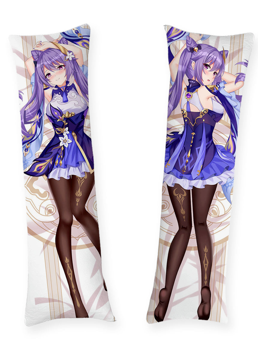 Dakimakura Keqing Lawendowe Falbanki