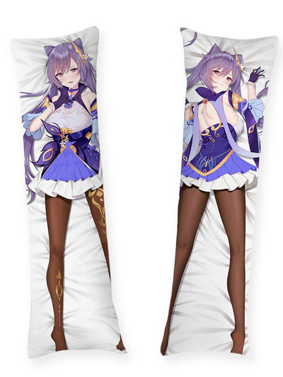Dakimakura Keqing Fioletowa Sukienka