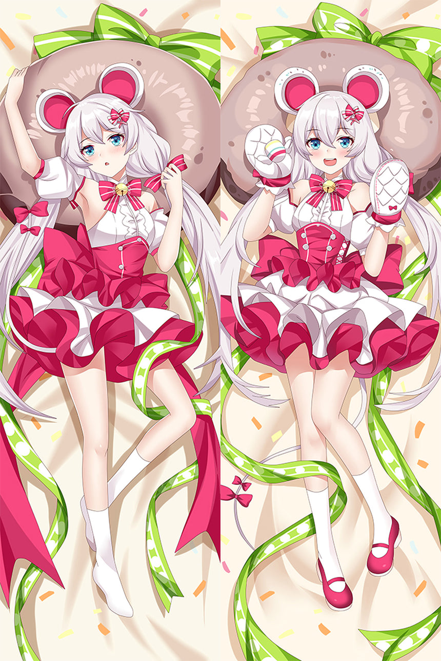 Dakimakura Kiana Kaslana Różowa Sukienka z Kokardą