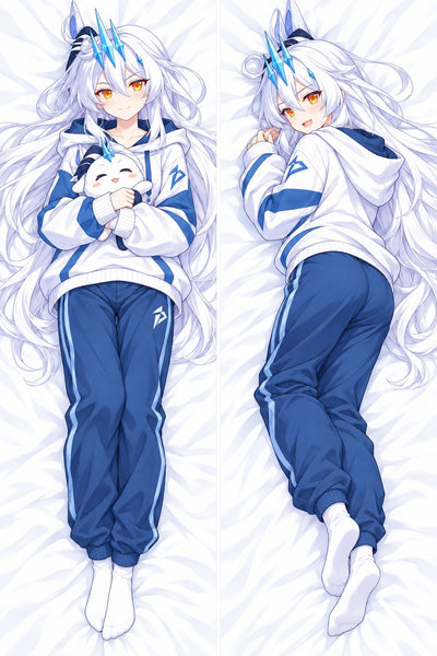 Dakimakura Kiana Kaslana Niebieska Bluza z Kapturem