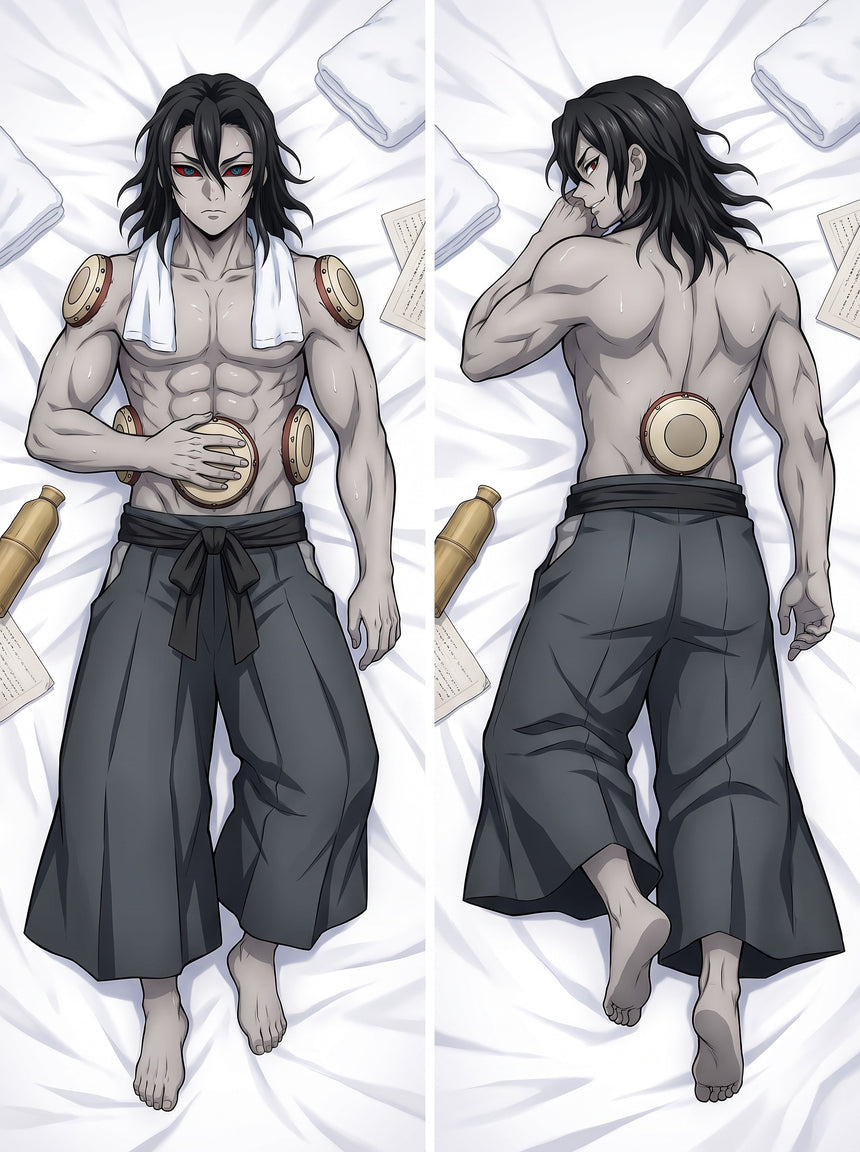 Dakimakura Kyogai Mokre Włosy Bębniarz bez Koszuli