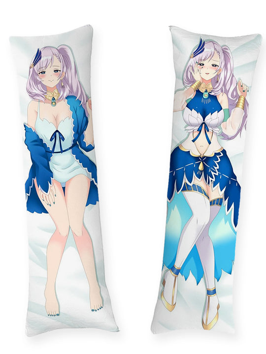 Dakimakura Lavender Kucyki Suknia z Pawimi Piórami