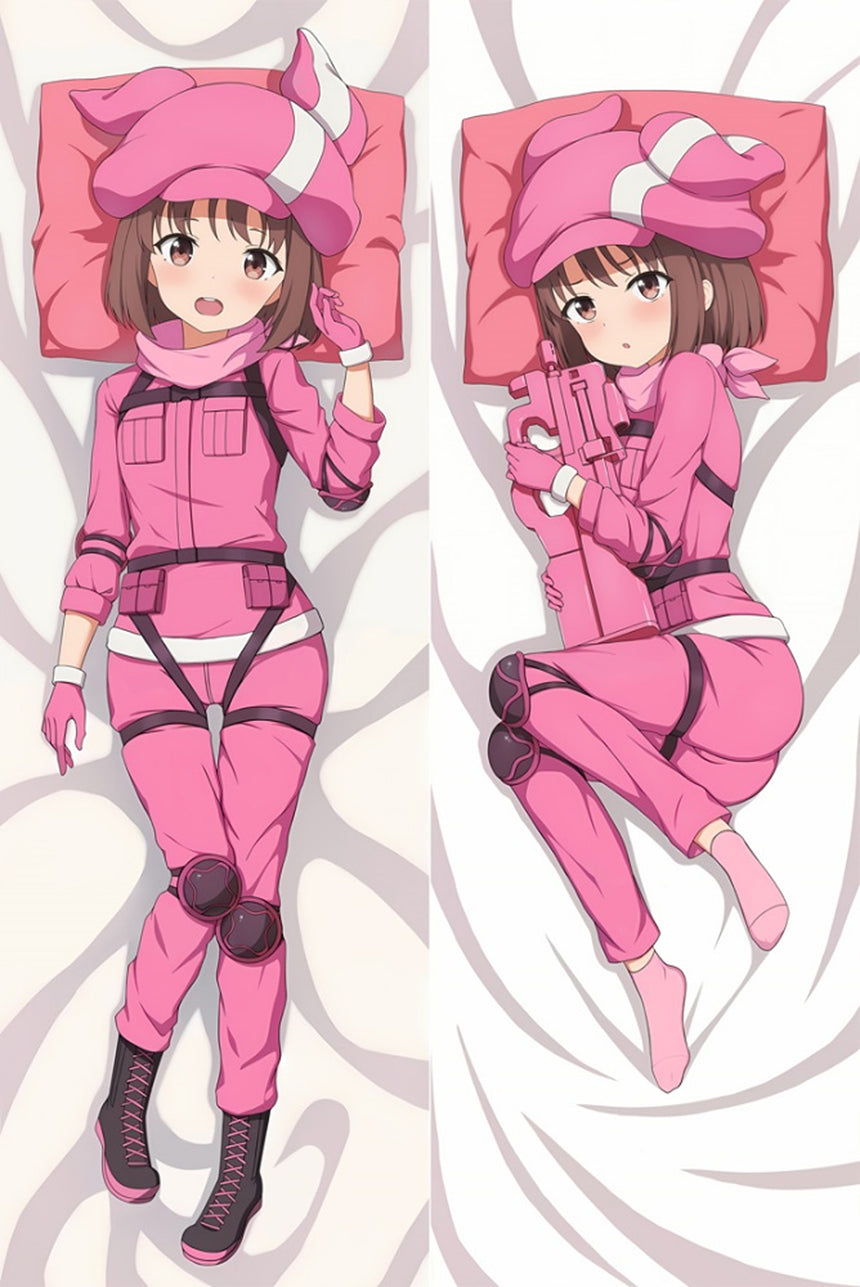 Dakimakura Llenn Różowy Strój Bojowy