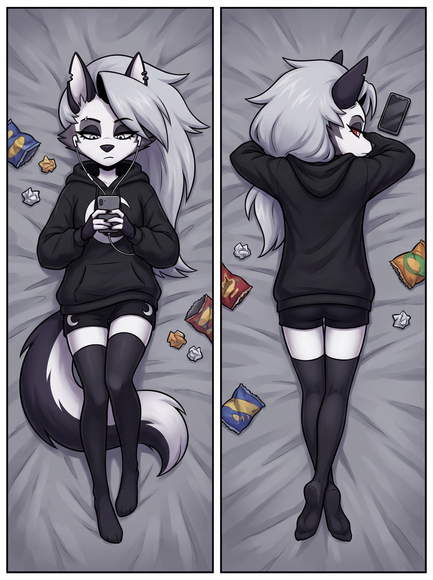 Dakimakura Loona Oversizowa Bluza z Kapturem