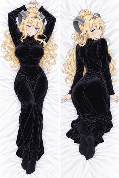 Dakimakura Lucifer Czarna Aksamitna Suknia