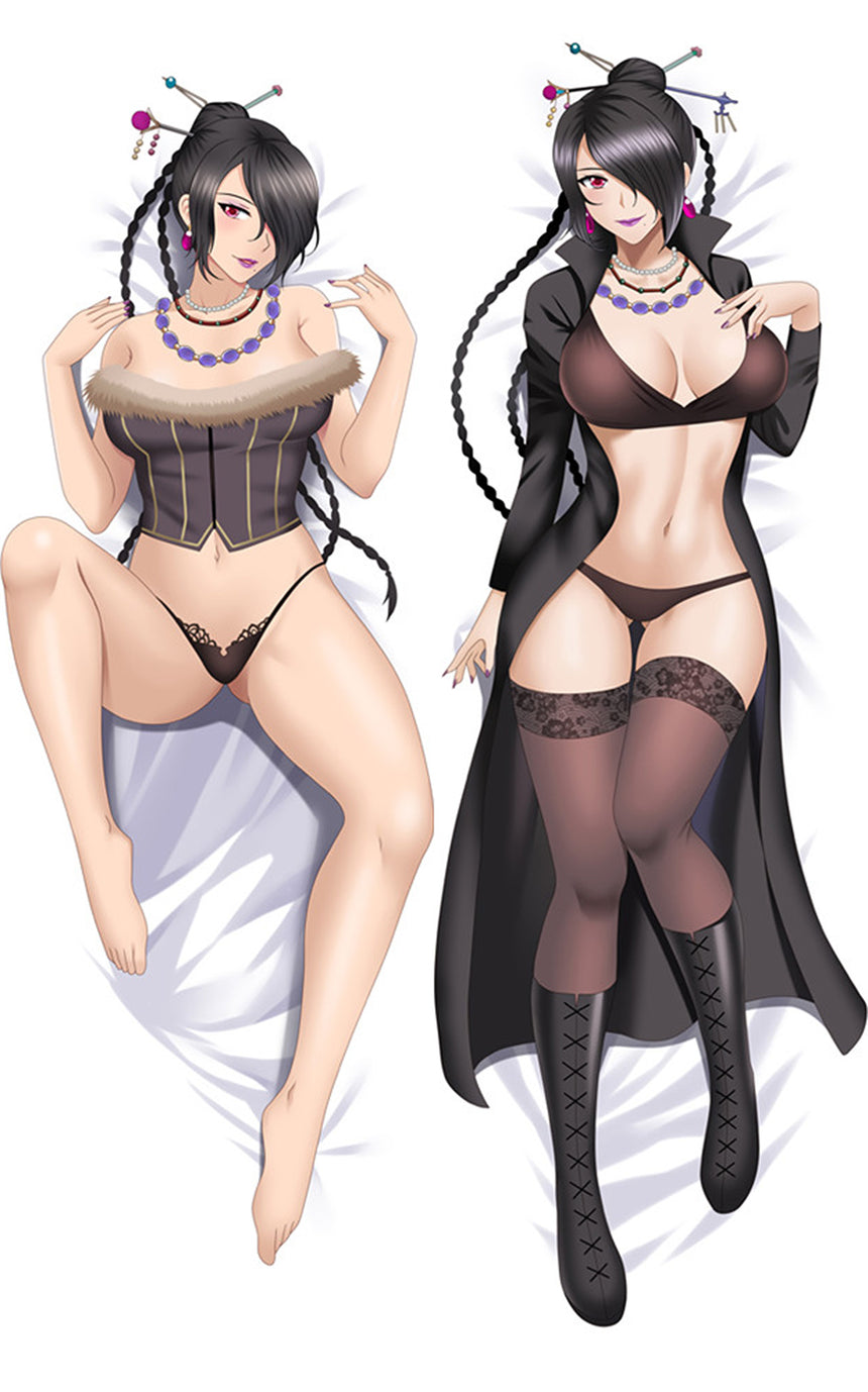 Dakimakura Lulu Czarny Gorset