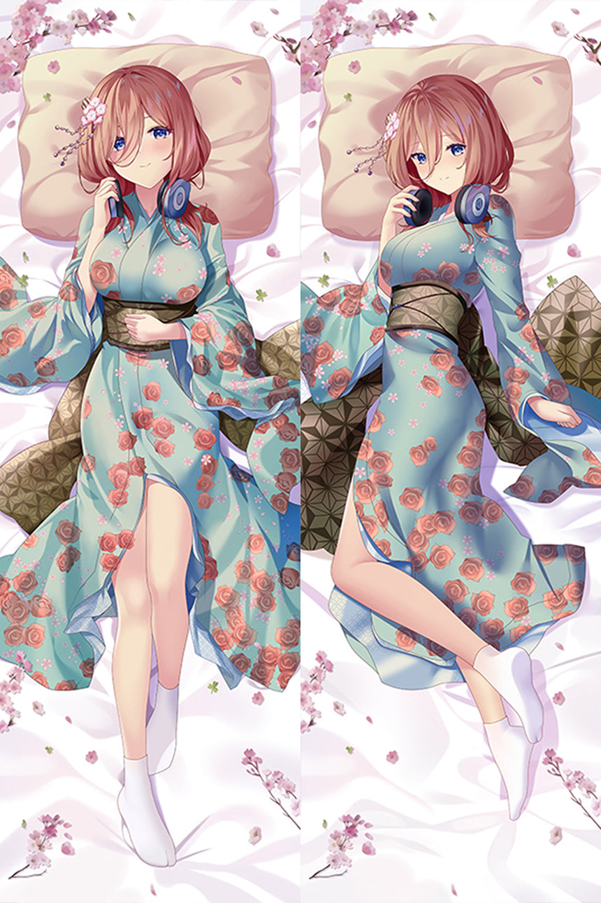 Dakimakura Miku Nakano Kwieciste Kimono