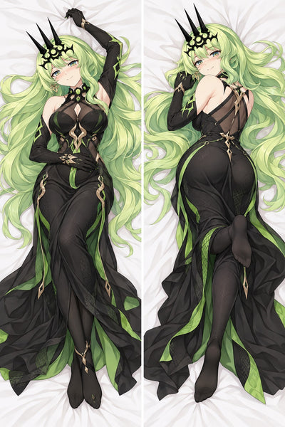 Dakimakura Mobius Suknia w Czerni i Zieleni