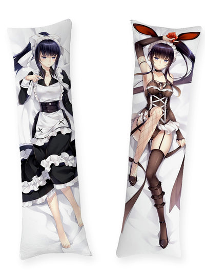 Dakimakura Narberal Gamma Pokojówka i Czarna Bielizna