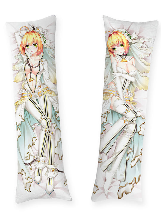 Dakimakura Nero Claudius jako panna młoda w pastelach