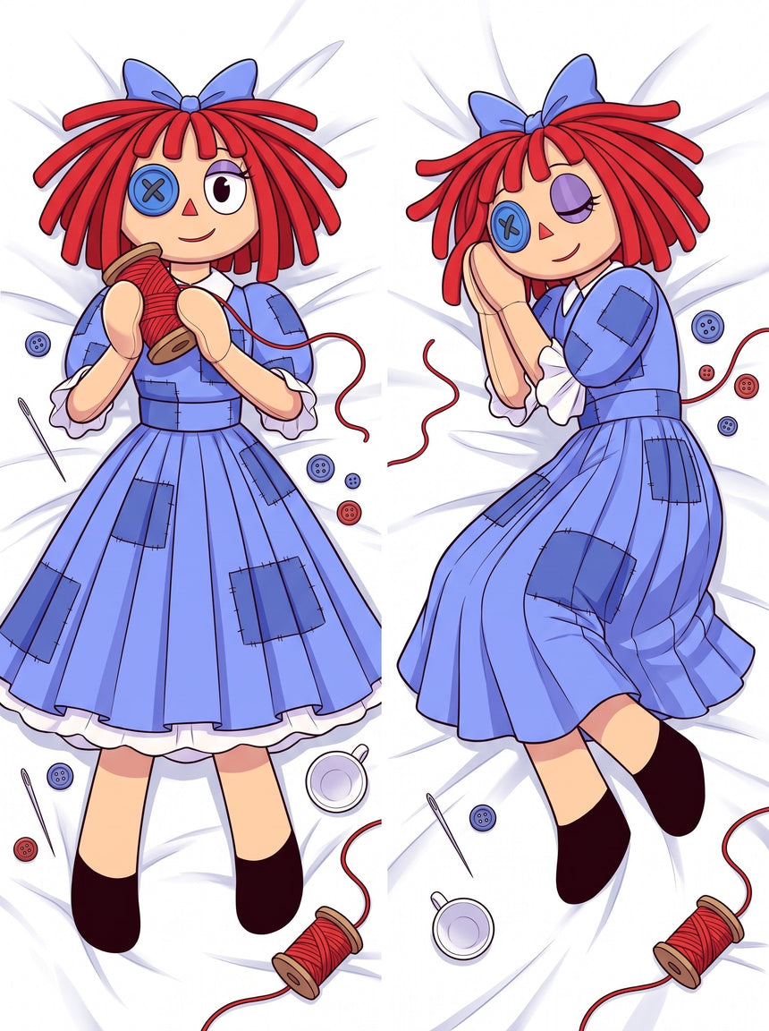 Dakimakura Ragatha Niebieska Sukienka Patchwork