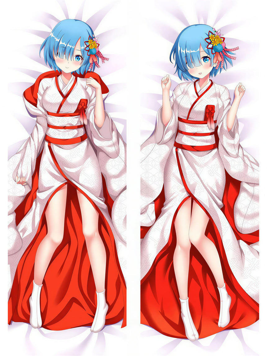 Dakimakura Rem Czerwone Kimono 2