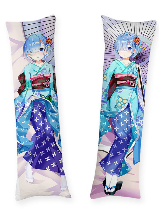 Dakimakura Rem Kimono z Parasolem