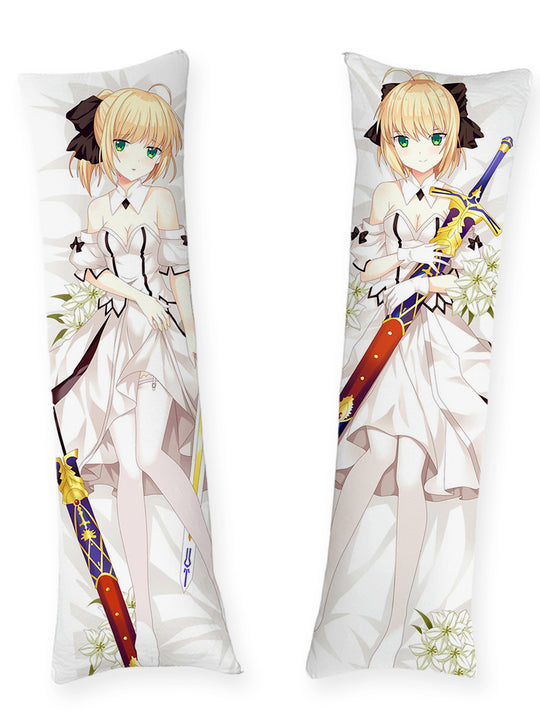 Dakimakura Saber Lily Biała Sukienka