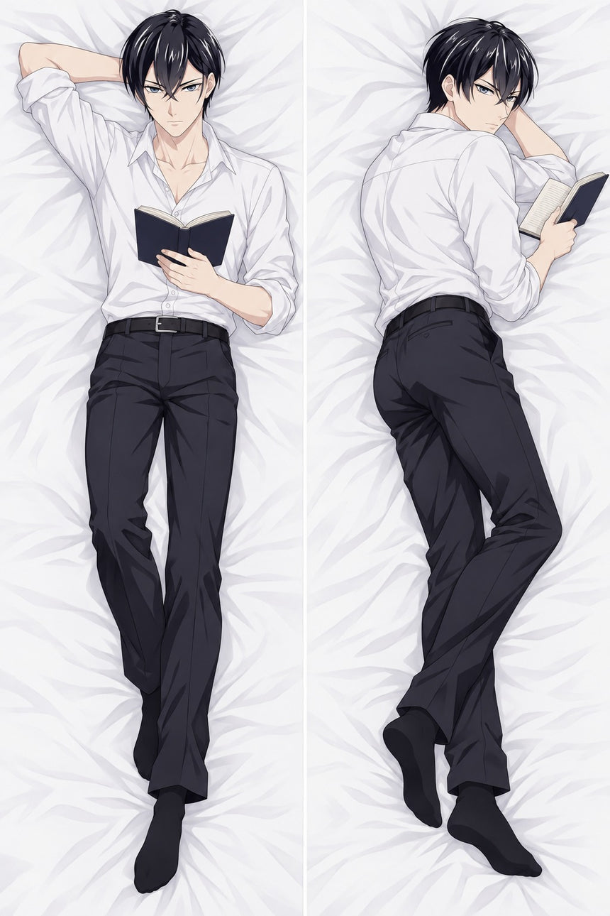 Sakamoto Bookworm Body Pillow