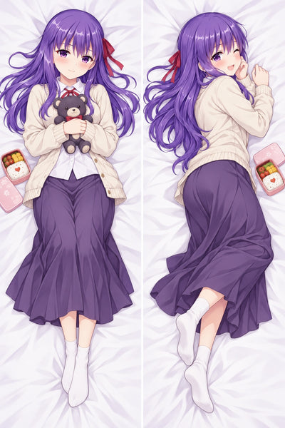 Dakimakura Sakura Kardigan w Kuchni