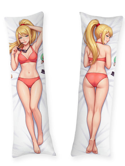 Dakimakura Samus Aran Koralowe Bikini Pin Up