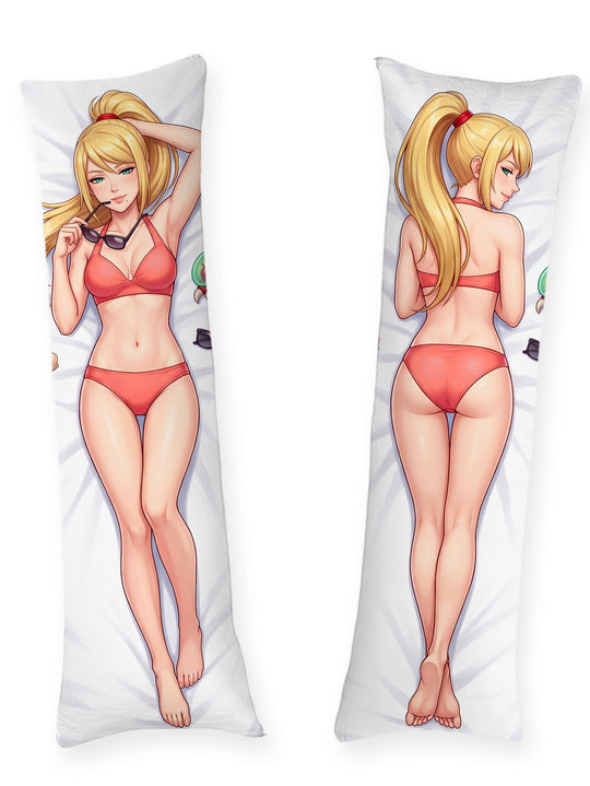 Dakimakura Samus Aran Koralowe Bikini Pin Up
