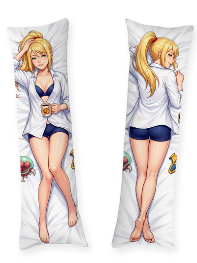 Dakimakura Samus Aran Po Służbie Rozpięta Koszula