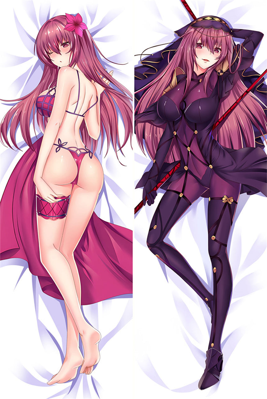 Dakimakura Scathach Bikini w Hibiskusy