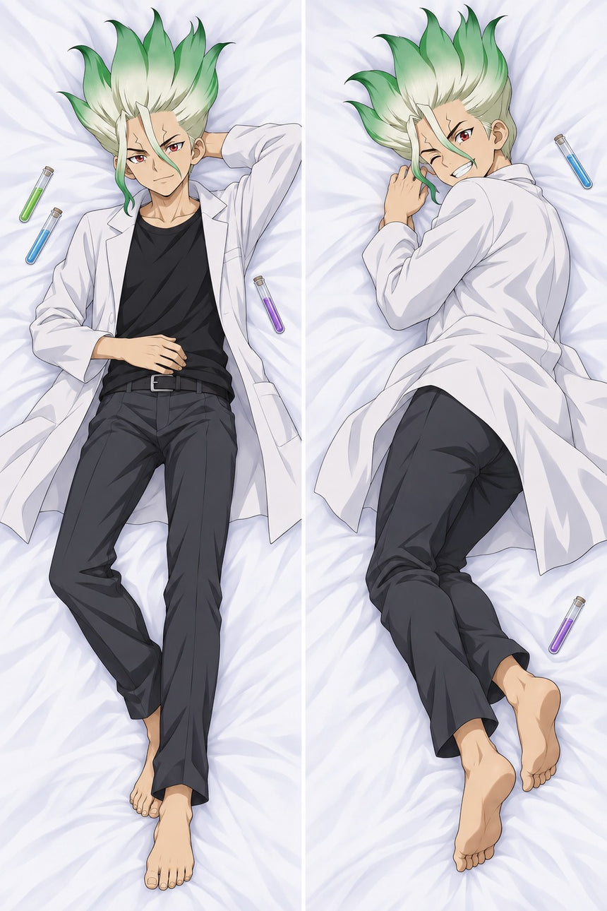 Senku Lab Coat Body Pillow