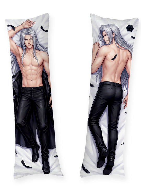 Dakimakura Sephiroth Bez Koszuli Czarne Pióra