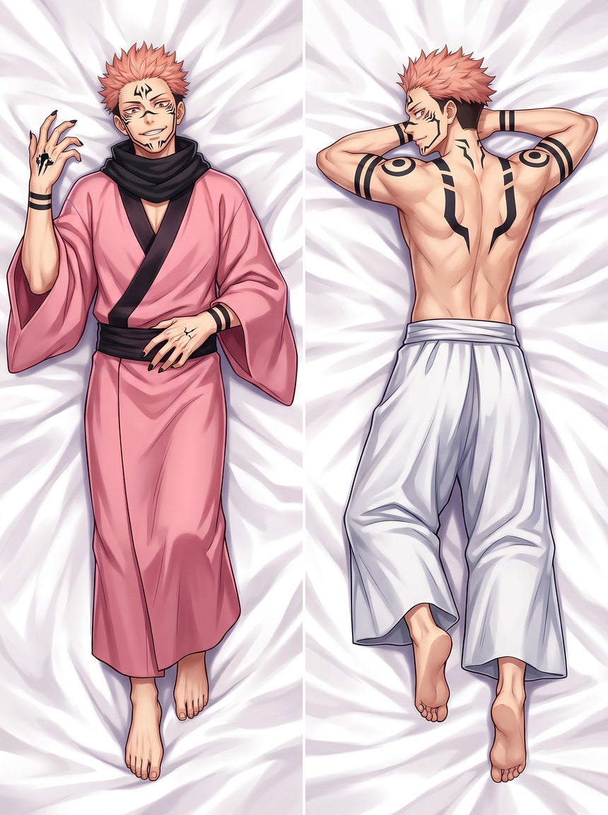 Dakimakura Sukuna Różowe Kimono