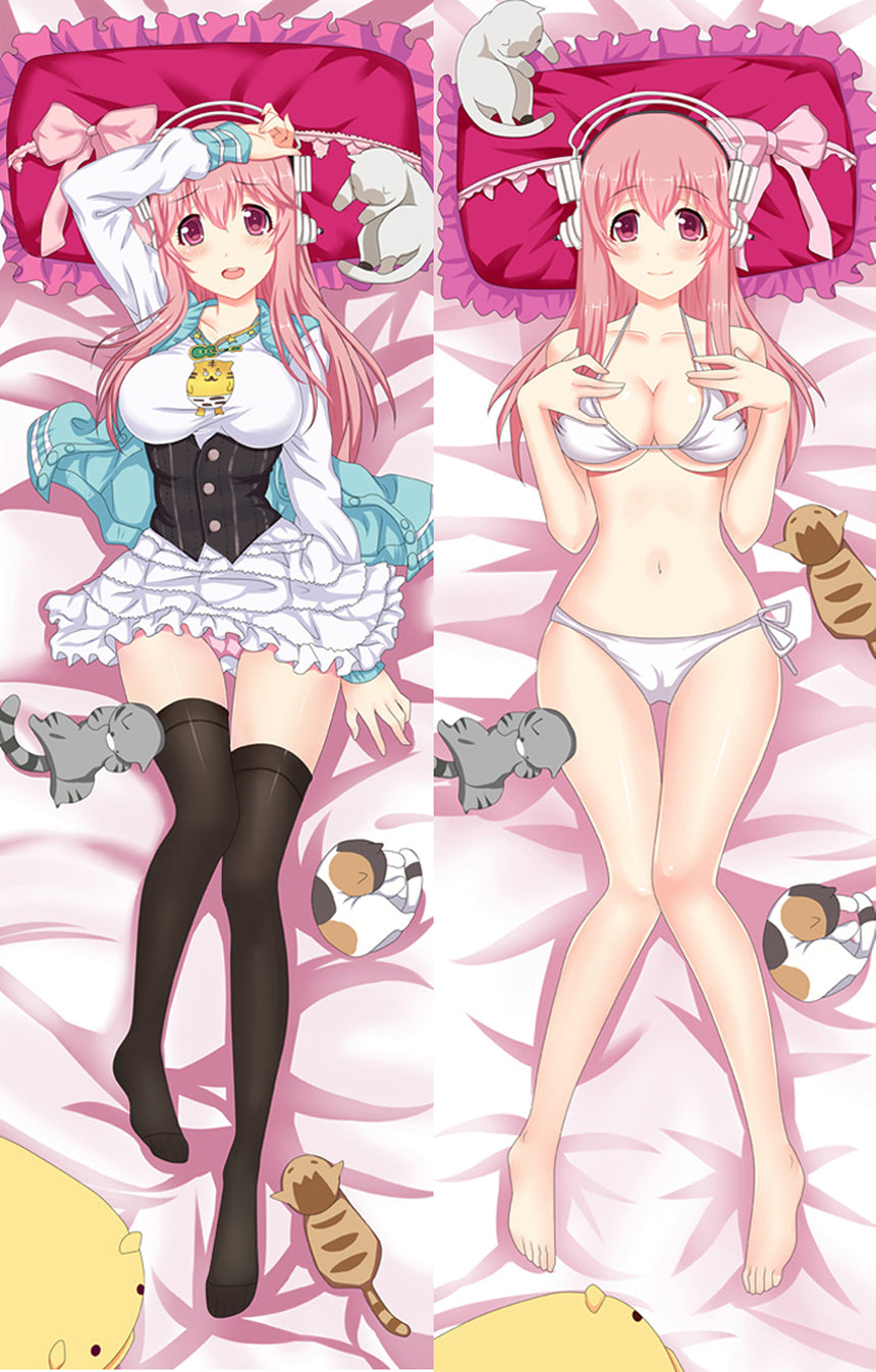 Dakimakura Super Sonico z Kotkami