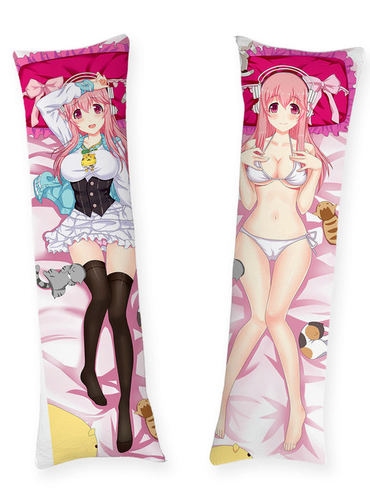 Dakimakura Super Sonico z Kociętami