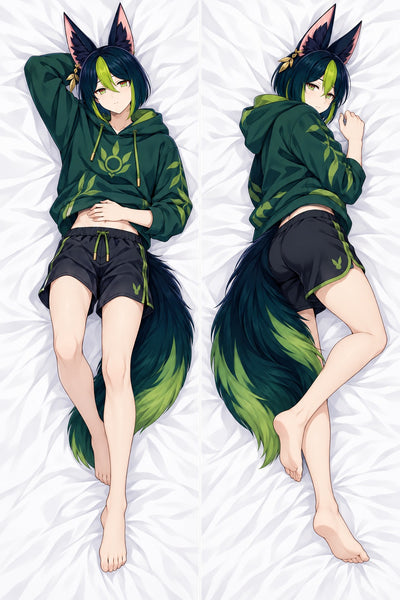 Dakimakura Tighnari Zielona Bluza z Kapturem