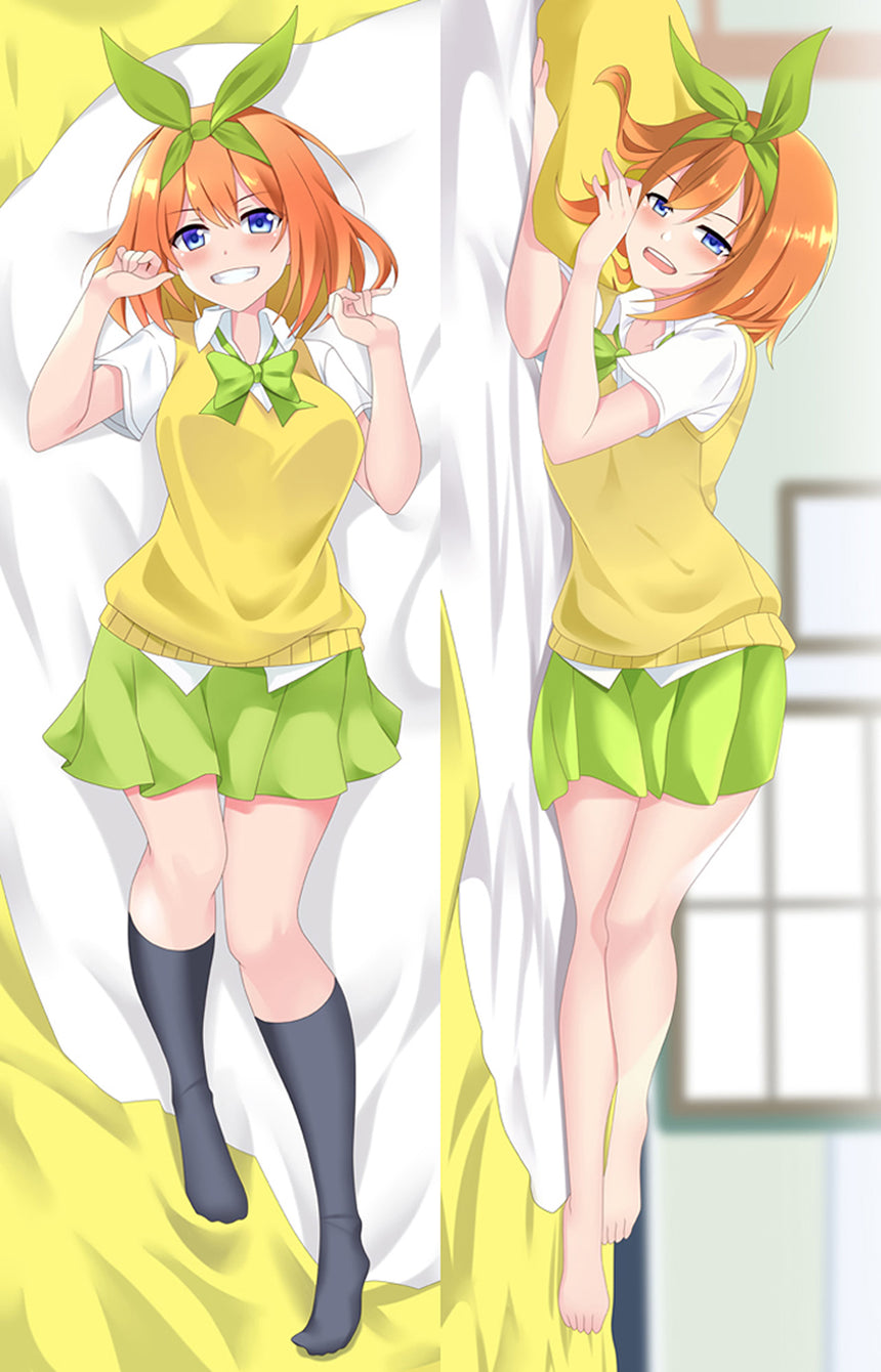 Dakimakura Yotsuba Nakano Żółta Kamizelka Sweterkowa