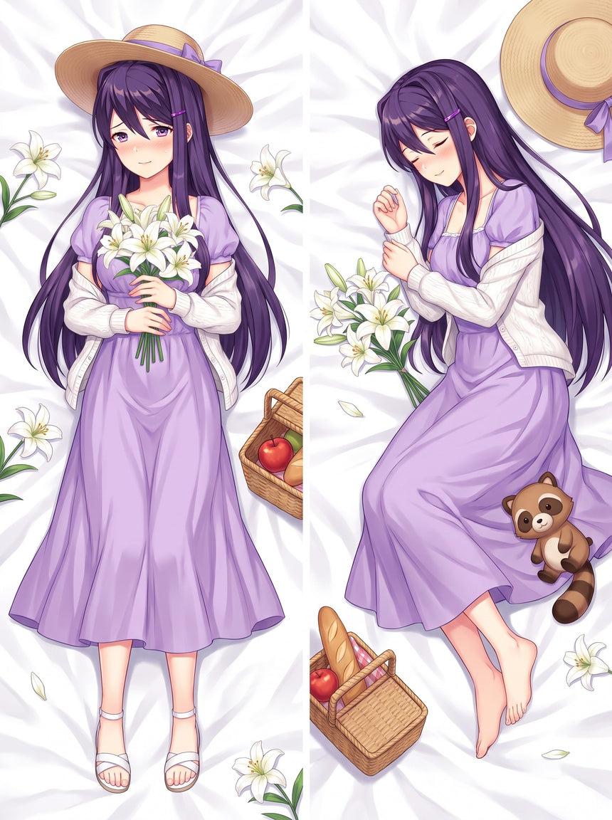 Dakimakura Yuri DDLC Sukienka w Lilie na Pikniku